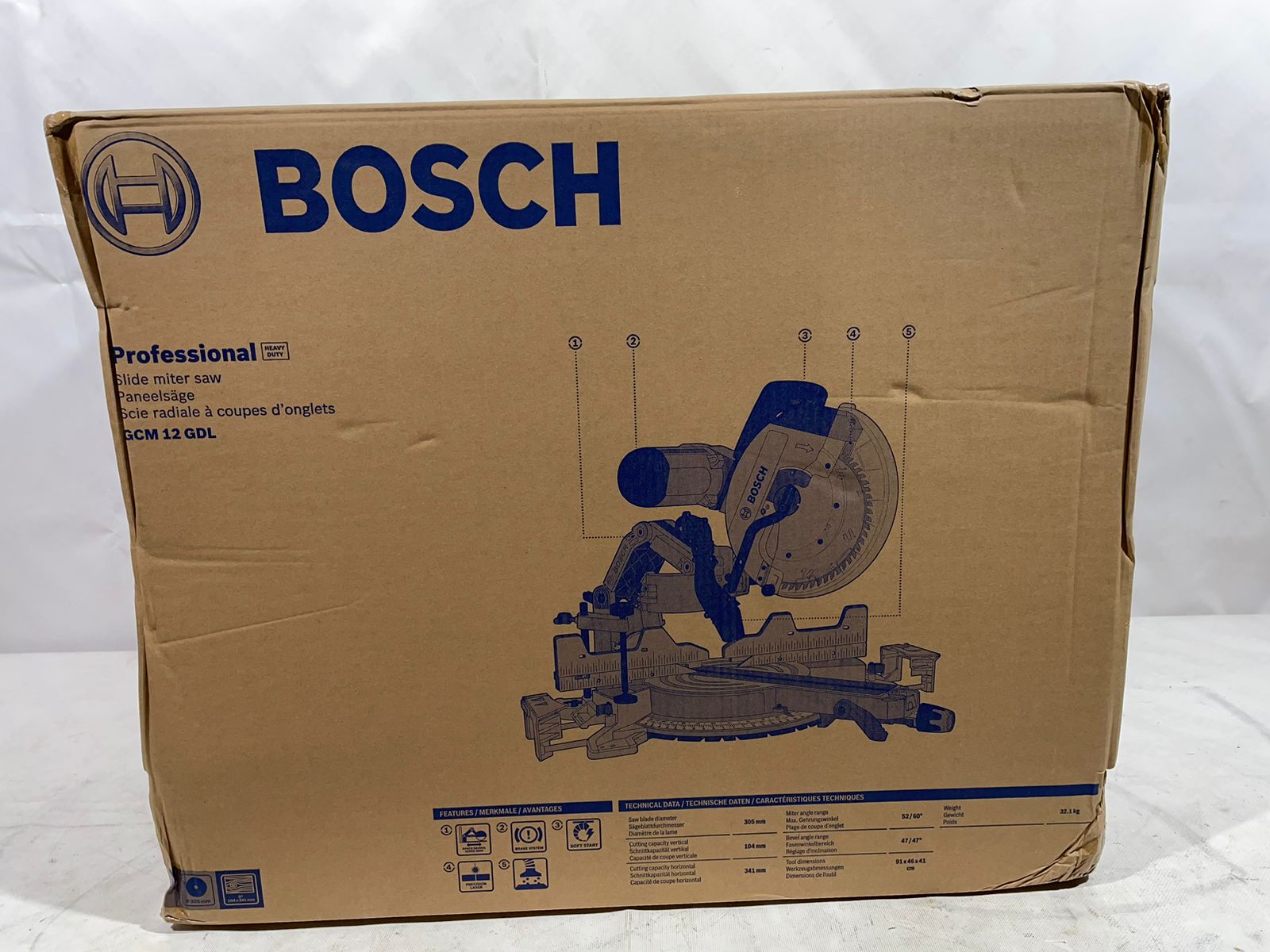  пила Bosch GCM 12 GDL  