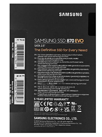 SSD накопитель Samsung 870 EVO 500 Gb