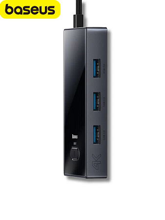 Хаб Baseus Focus Series 6-Port (RJ-45)