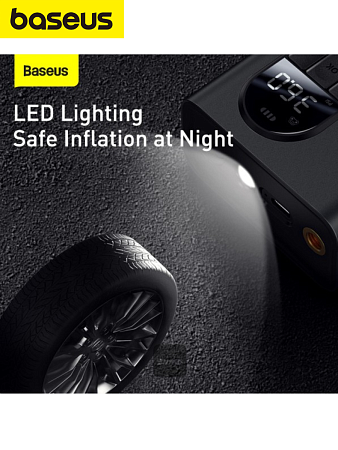 Компрессор беспроводной автомобильный насос Baseus Energy Inflator Pump C11140500113-B1