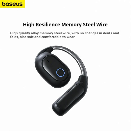 Беспроводные наушники Baseus Eli 1i Fit вкладыши открытые (Black)