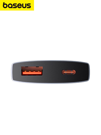 Сетевое зарядное устройство угловое 65W Baseus GaN5 Pro Fast Charger 1C+1U + Кабель Type-C 1m 