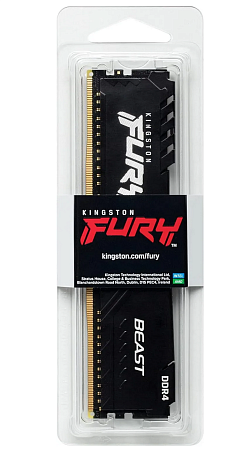 Оперативная память Kingston FURY Beast HyperX DDR4 3600 CL18 16GB (KF436C18BB/16)
