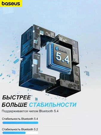 Беспроводные наушники Baseus Eli 1i Fit вкладыши открытые (Black)
