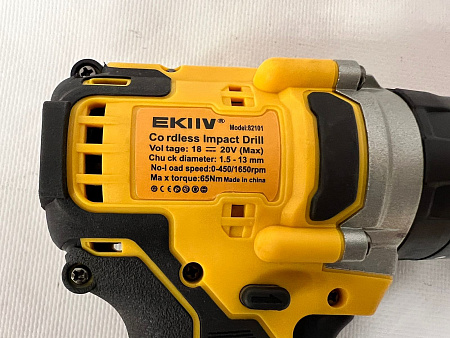 Аккумуляторная дрель-шуруповерт ударная EKIIV Model 82101