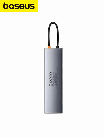 Хаб Baseus Metal Gleam 11 в 1 (4K@60 Hz Clarity) VGA, RJ45, HDMI)