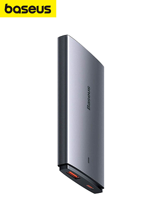 Сетевое зарядное устройство угловое 65W Baseus GaN5 Pro Fast Charger 1C+1U + Кабель Type-C 1m 