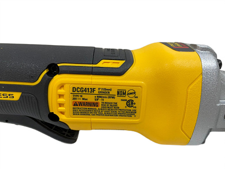 Аккумуляторная УШМ DeWALT DCG413FB с узким редуктором в магазине RTR-Instrument.ru, фото 