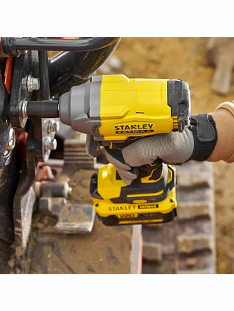 Аккумуляторный ударный гайковерт Stanley FatMax SBW920 V20, 20 В, 370 Н·м, 1/2″