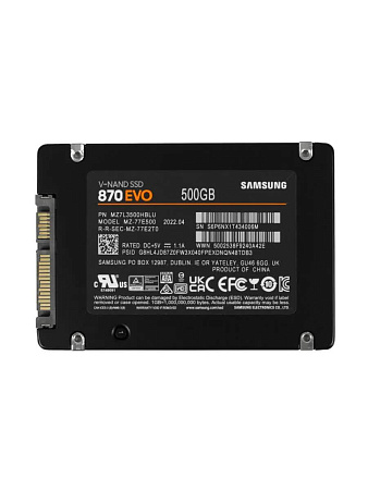 SSD накопитель Samsung 870 EVO 500 Gb
