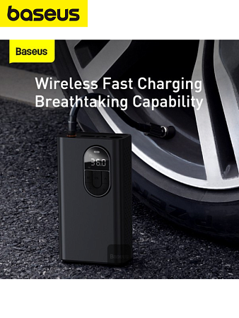 Компрессор беспроводной автомобильный насос Baseus Energy Inflator Pump C11140500113-B1