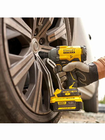 Аккумуляторный ударный гайковерт Stanley FatMax SBW920 V20, 20 В, 370 Н·м, 1/2″