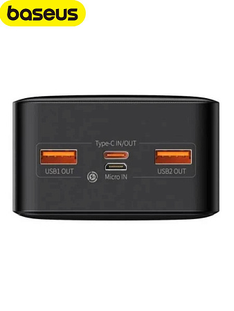 Внешний аккумулятор Baseus 30000мАч 20w PPBD30K
