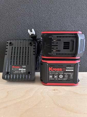 Перфоратор KRESS KU390 20V 2 Дж бесщеточный аккумуляторный (2акб по 4А +зарядка) в магазине RTR-Instrument.ru, фото 