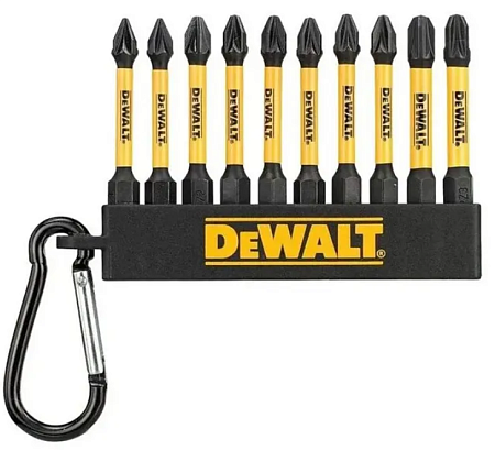 Набор бит DeWalt 57мм PH/PZ 10 шт. в магазине RTR-Instrument.ru, фото 