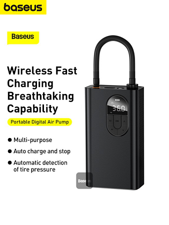 Компрессор беспроводной автомобильный насос Baseus Energy Inflator Pump C11140500113-B1