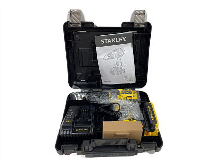 Дрель-шуруповерт аккумуляторная STANLEY STDC18HBK ударная